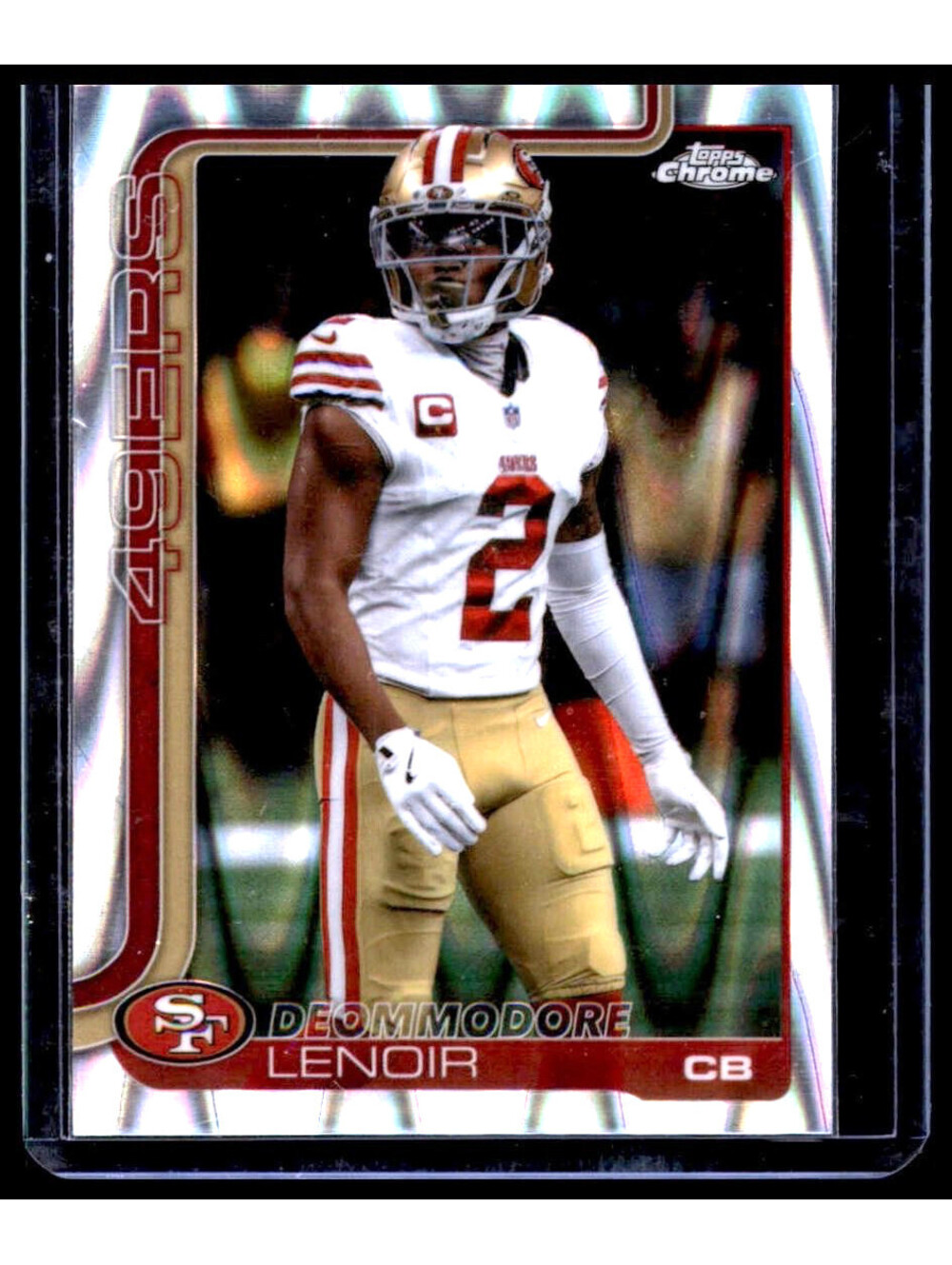 2025 Topps Chrome - Deommodore Lenoir #269 RayWave Refractor
